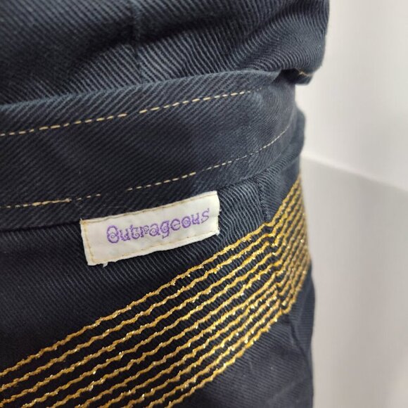 Vintage Outrageous Denim Vest and Pant Suit Women's 7/8 ! Read Description ! - Picture 11 of 13